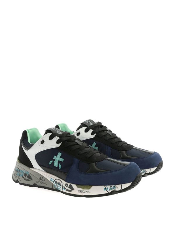 PREMIATA: trainers online - Mase sneakers in blue and black
