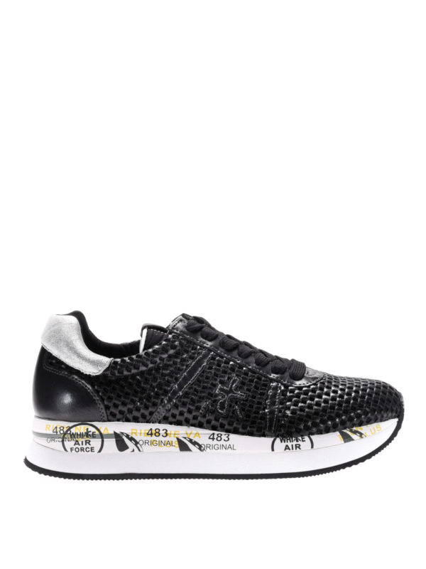 PREMIATA: trainers - Conny 2591 leather fabric sneakers