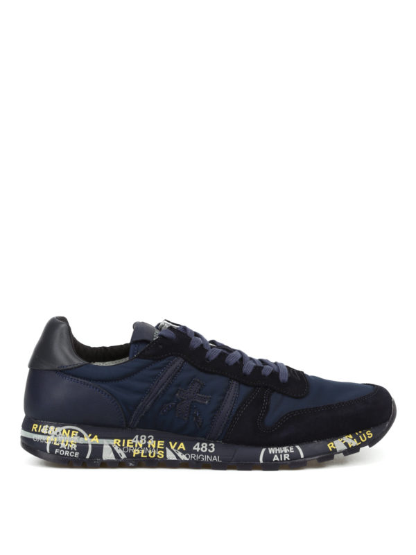 PREMIATA: trainers - Eric blue sneakers