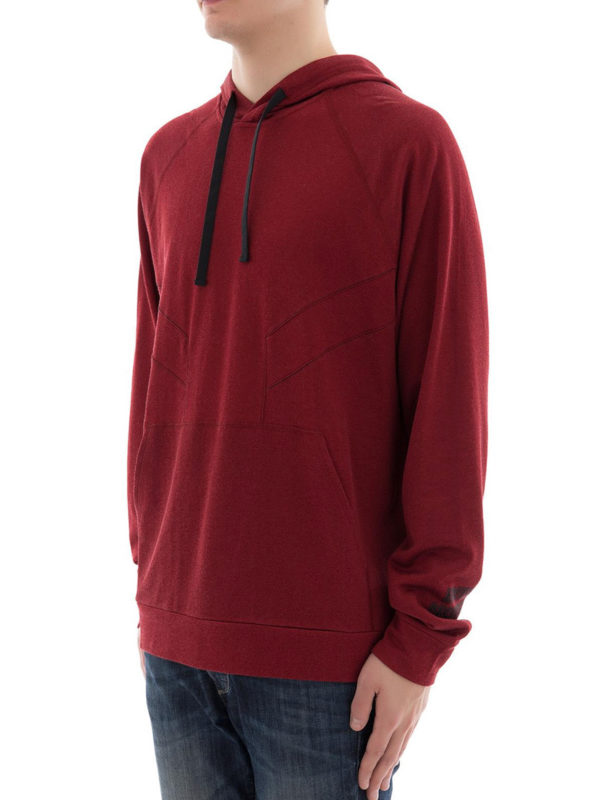 Sweatshirt - Dunkelrot shop online: LANVIN