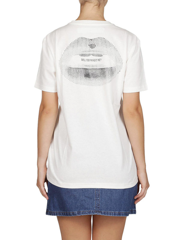 T-Shirt - Main Label shop online: OFF-WHITE