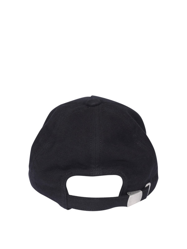 Printed logo baseball cap shop online: Balmain