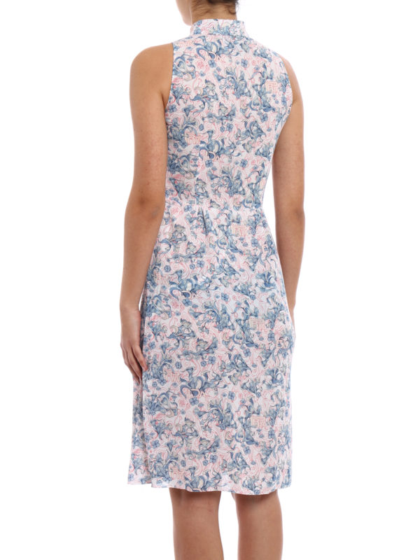 Printed Sablé Lily dress shop online: PRADA