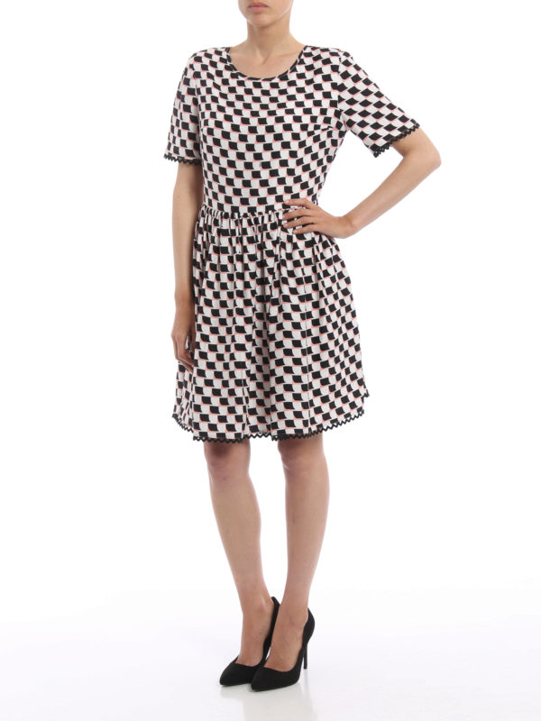 Abito stampato in seta shop online: KENZO