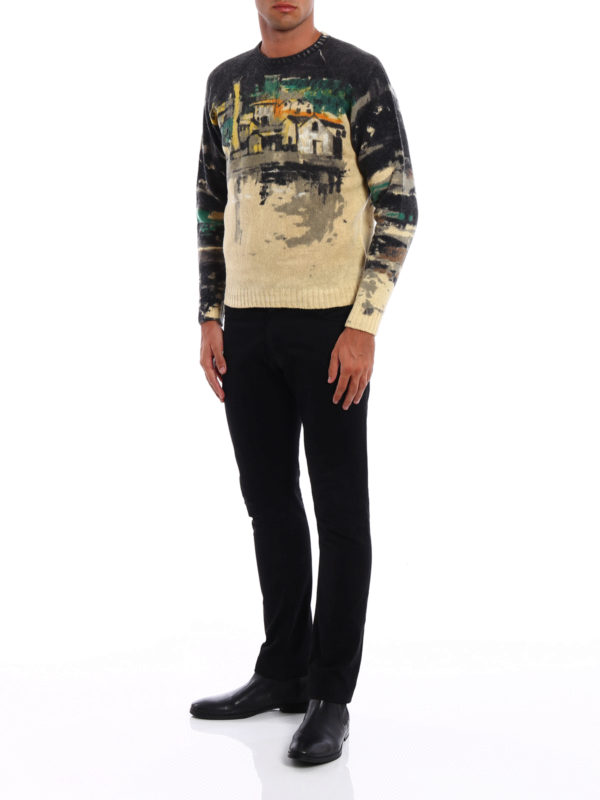 Suéter Cuello Redondo - Estampado shop online: PRADA