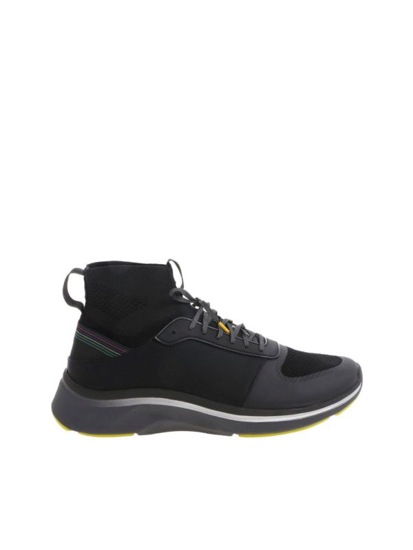 PS BY PAUL SMITH: trainers - Black "Zookie sock" sneakers