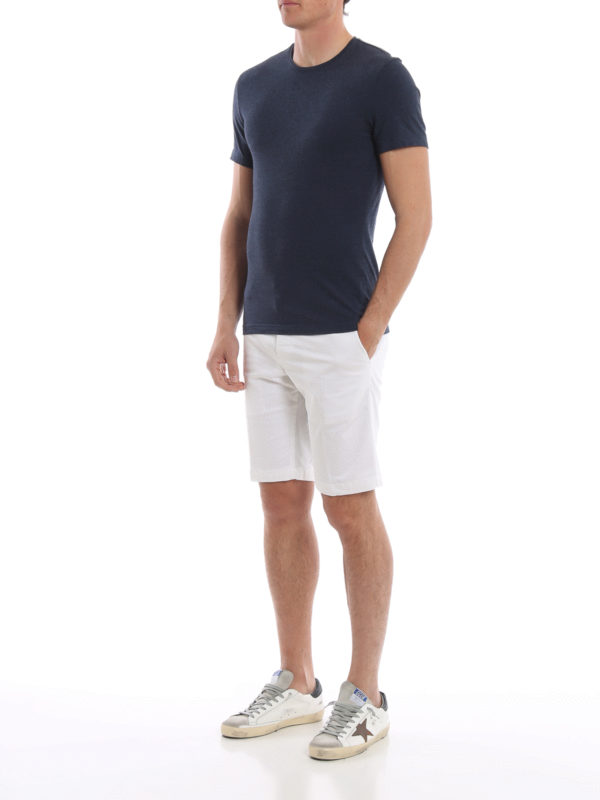 PT 01: Trousers Shorts online - Soft cotton white short pants
