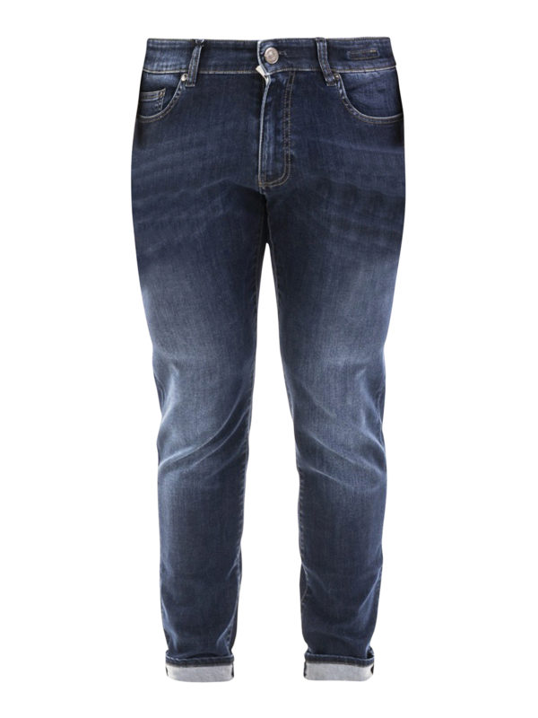 PT05: Jeans Rectos - Vaqueros Rectos - Lavado Oscuro