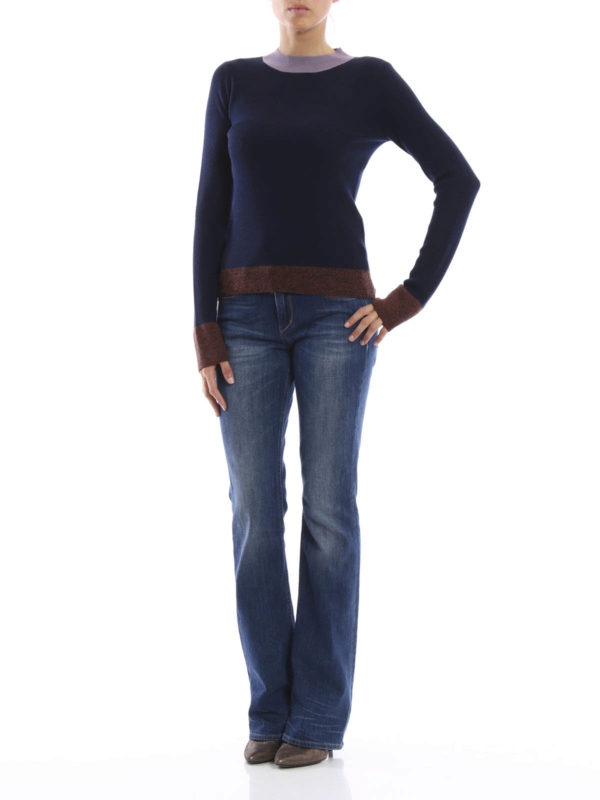 Pullover with contrasting inserts shop online: SEE BY CHLOE