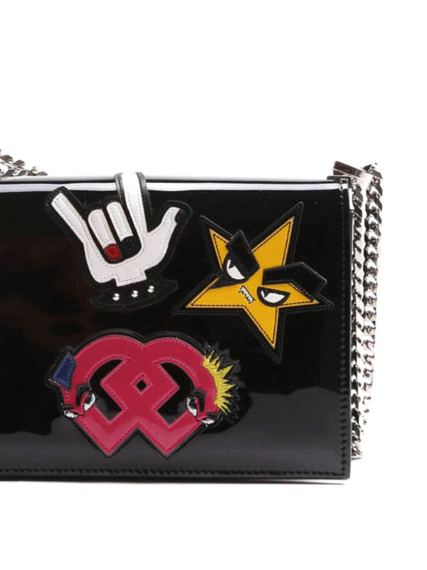 Umhängetasche Medium Dd - Schwarz shop online: DSQUARED2