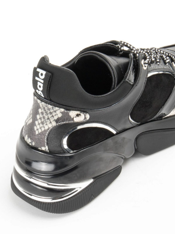 Sneakers con dettagli pitonati shop online: BALDININI