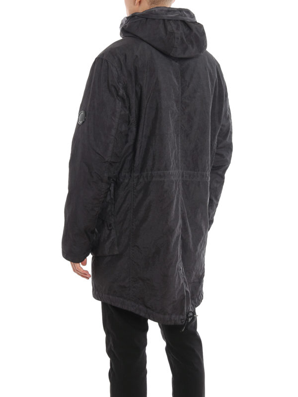 Quartz hooded padded coat shop online: C.P. COMPANY