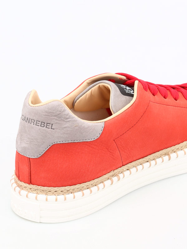 Shoe Hogan R260 Hogan Rebel R260 Shiny Leather Sneakers Men