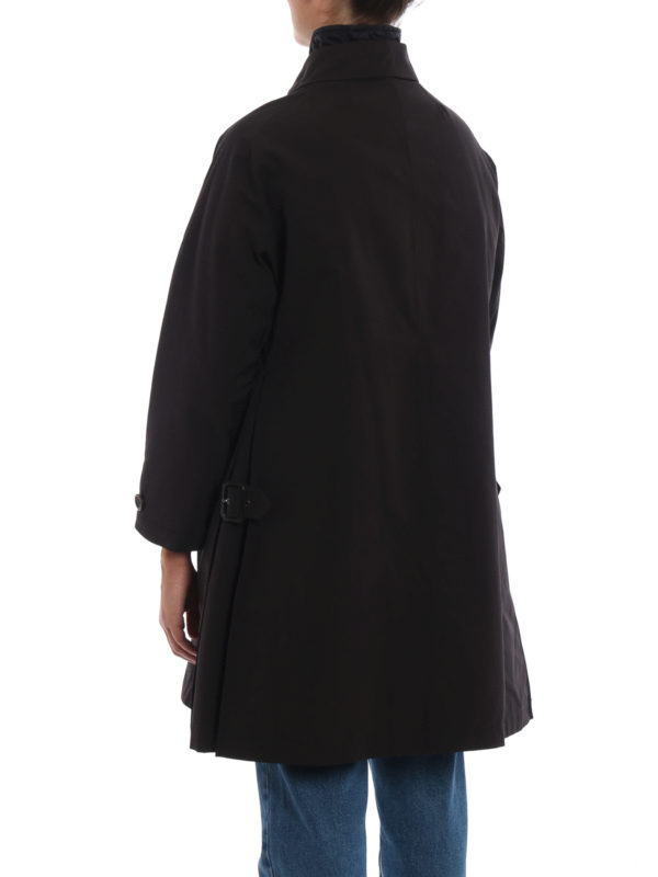 Rabarbaro tech gabardine trench coat shop online: ASPESI