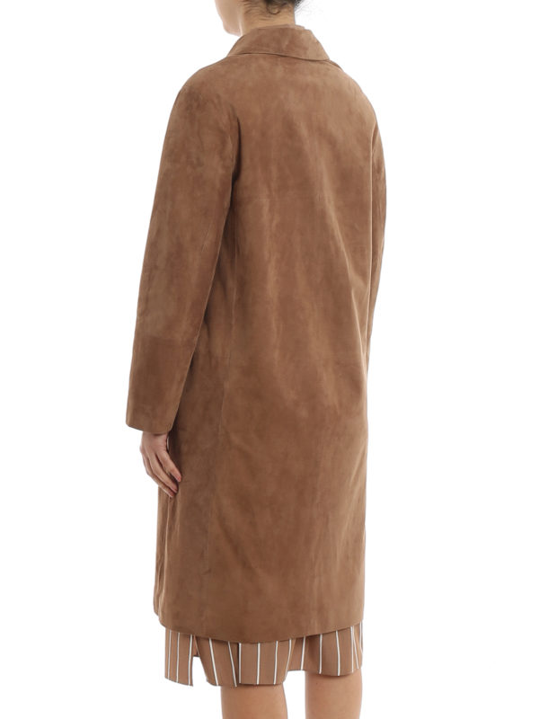 Radio suede coat shop online: Max Mara