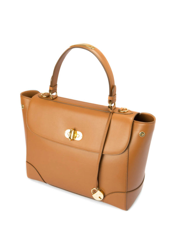 RALPH LAUREN: bowling bags online - Leather bowling bag