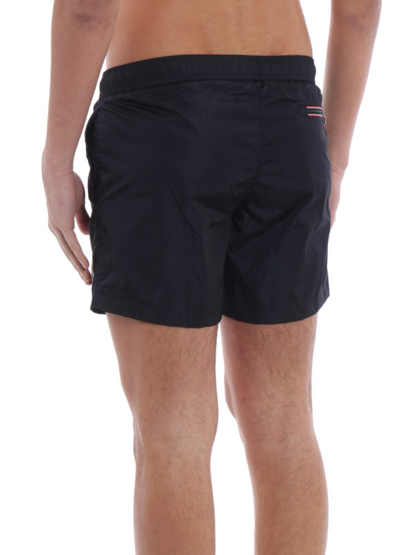 Boxer da mare blu con tasca con zip shop online: MONCLER