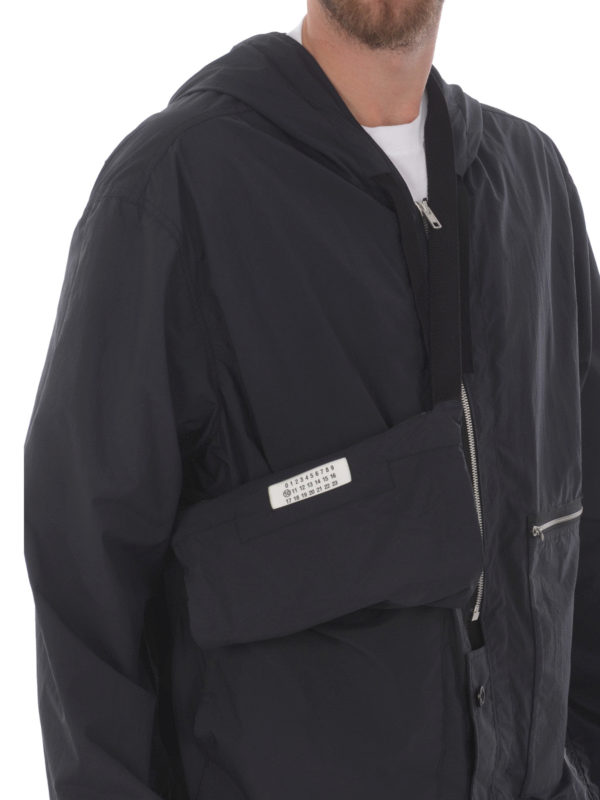 Recycled nylon jacket shop online: Maison Margiela