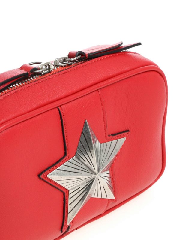 Red leather bag shop online: Les Jeunes Etoiles