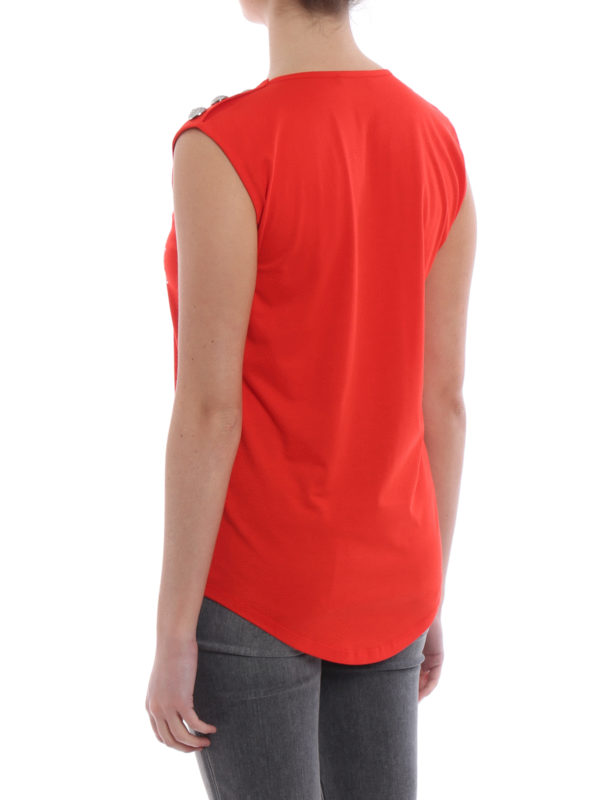 Top - Rojo shop online: Balmain