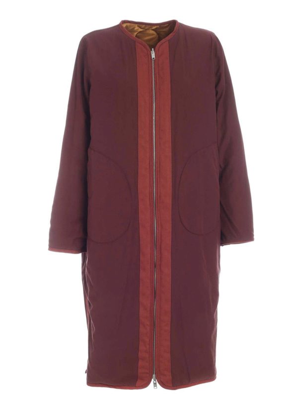 ダウンコート - ダークオレンジ shop online: KENZO