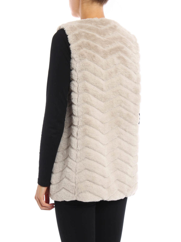 Gilet reversibile in ecopelliccia shop online: Save The Duck