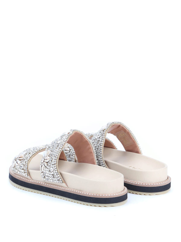 Rhinestone sliders shop online: TWINSET