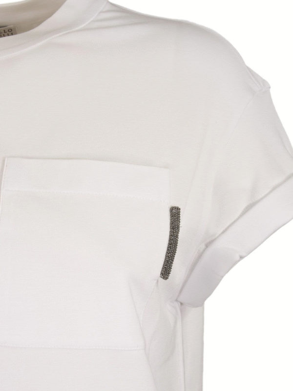 Tシャツ - 白 shop online: BRUNELLO CUCINELLI