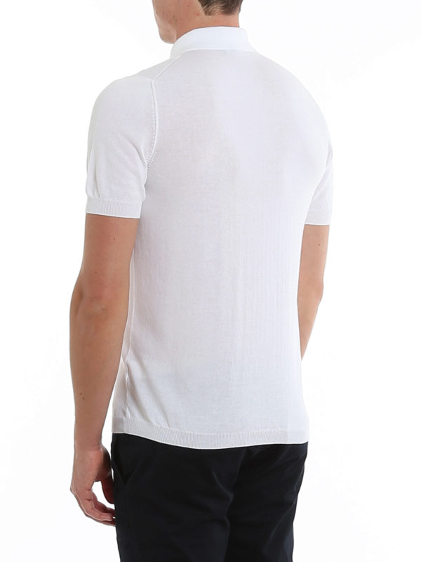 Poloshirt - Weiß shop online: Paolo Fiorillo