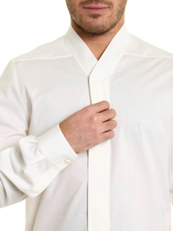 RICK OWENS HUN buy online Cotton poplin long shirt