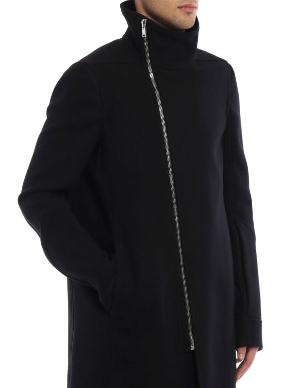 تا زانو Rick Owens - Tubeway wool blend coat - RU17F8992SHM09