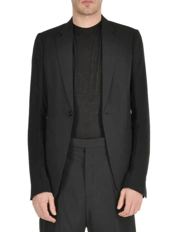 RICK OWENS HUN: blazers online - Wool blend single-breasted blazer