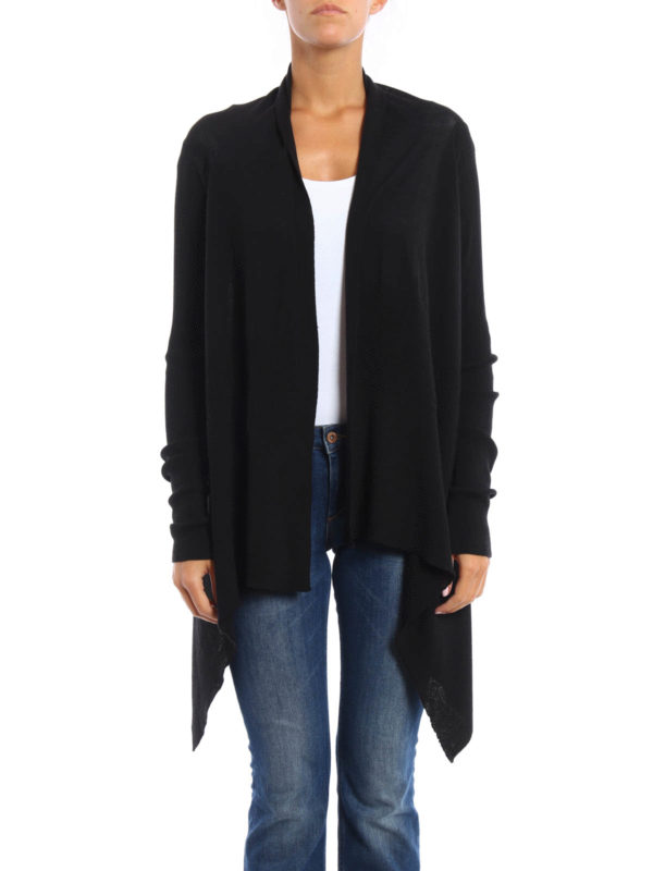RICK OWENS HUN: cardigans online - Wool open cardigan