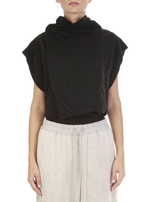 RICK OWENS HUN: casual jackets online - Wool blend crop jacket
