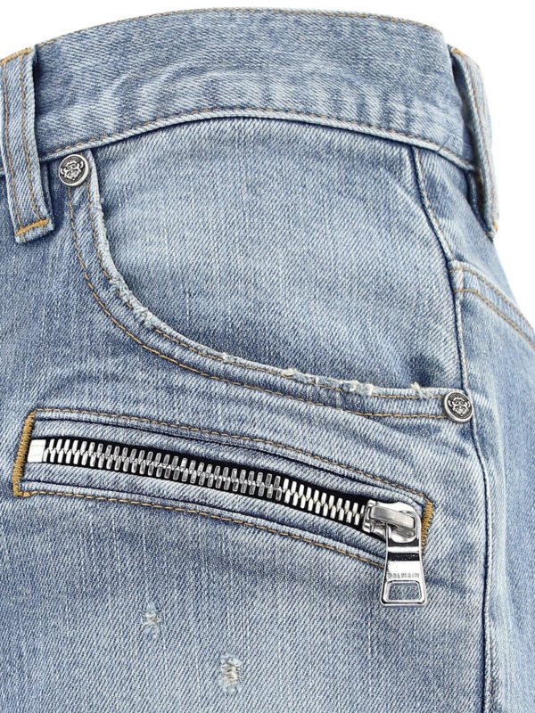 Ripped jeans shop online: Balmain