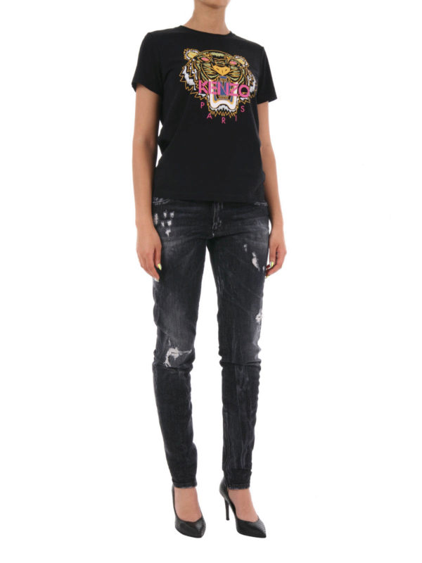 Jeans skinny strappati shop online: DSQUARED2