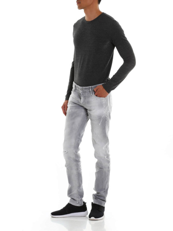 Jeans sdruciti slim shop online: DSQUARED2