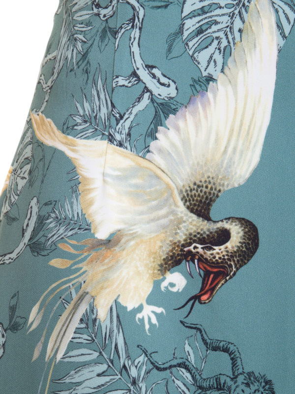 ROBERTO CAVALLI buy online Knielanges Kleid - Hellblau