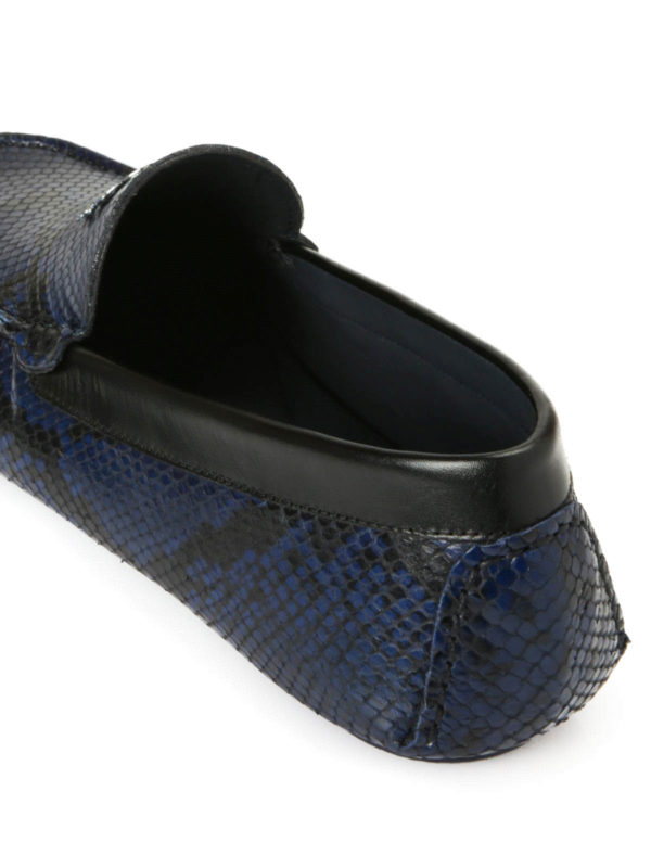 ROBERTO CAVALLI buy online Python leather loafers