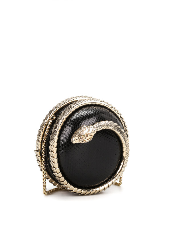 ROBERTO CAVALLI: clutches online - Snake Sphere clutch