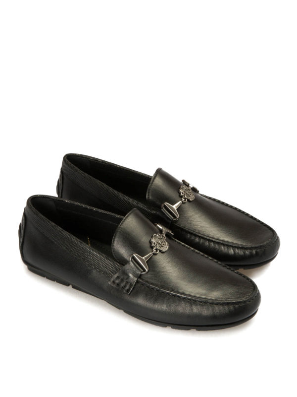 ROBERTO CAVALLI: Mocassins & Chaussures bateau online - Mocassin  - Noir
