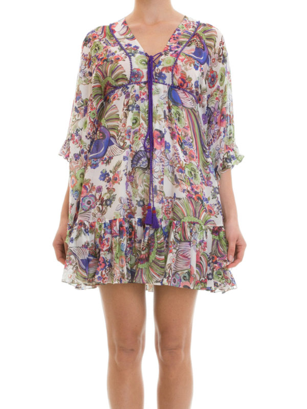 ROBERTO CAVALLI: ショートドレス online - ショートドレス Bell Heather - マルチカラー