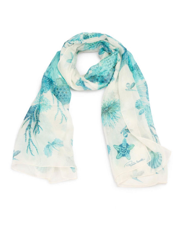 ROBERTO CAVALLI: Schals - Schal - Hellblau