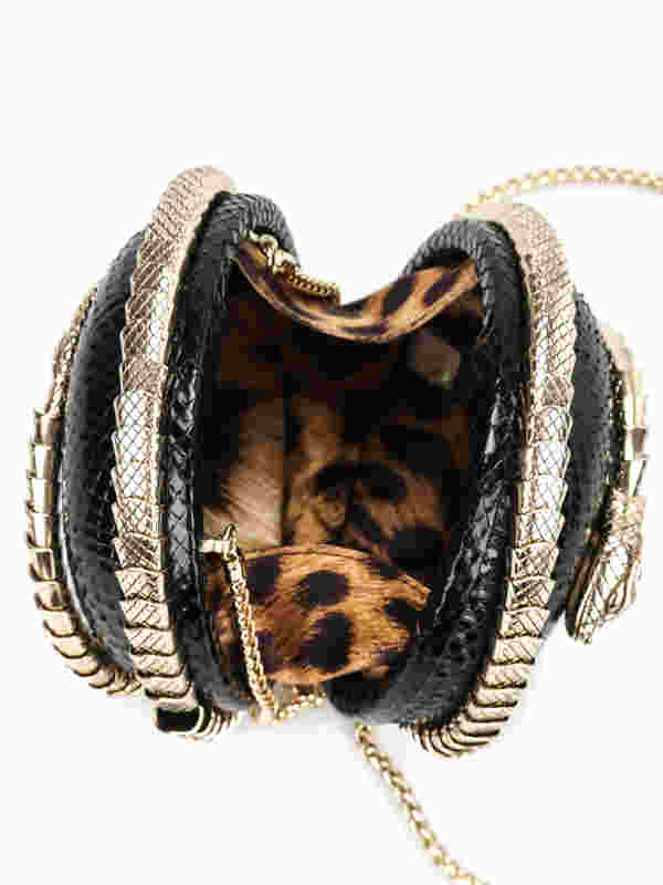 iKRIX ROBERTO CAVALLI: Snake Sphere clutch