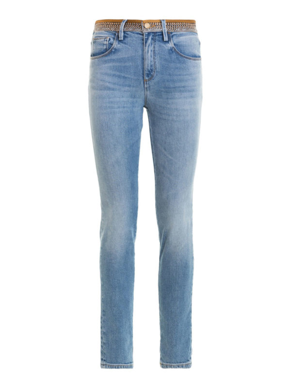 ROBERTO CAVALLI: Jeans Rectos - Vaqueros Rectos - Azul