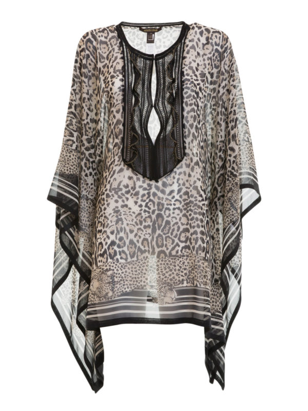 ROBERTO CAVALLI: tunics - Printed silk tunic