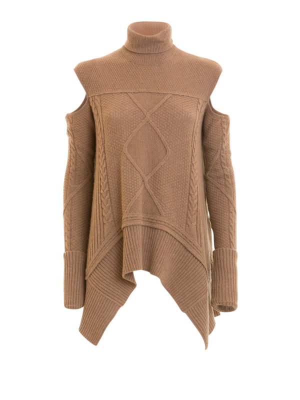 ROBERTO CAVALLI: Rollkragenpullover  und Polo-Ausschnitt - Rollkragenpullover - Beige
