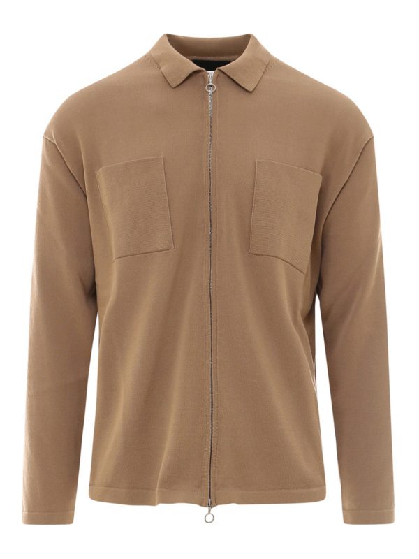 roberto collina メッシュ カーディガン ベージュ Roberto Collina カーディガン - ベージュ|RE111054