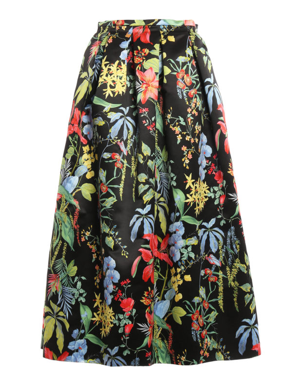 Rochas: Jupes longues - Jupe Longue Teint 