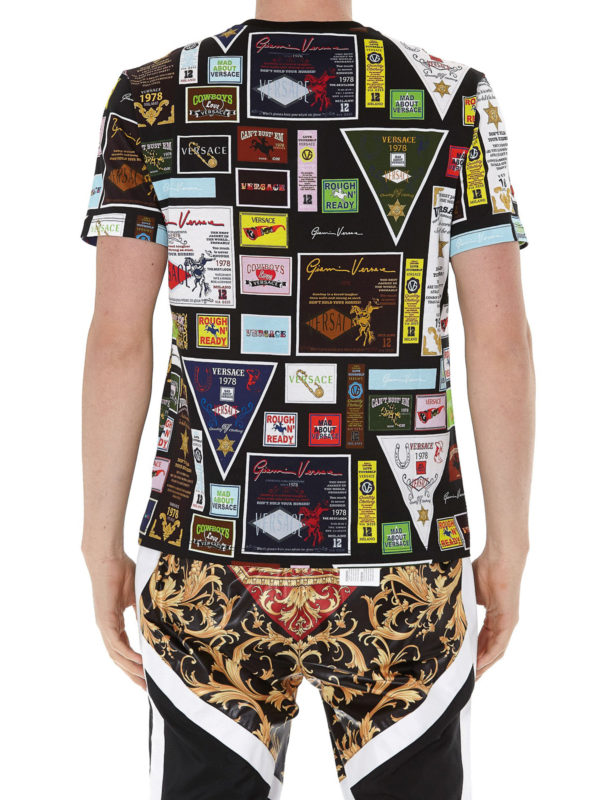 T-Shirt - Schwarz shop online: VERSACE